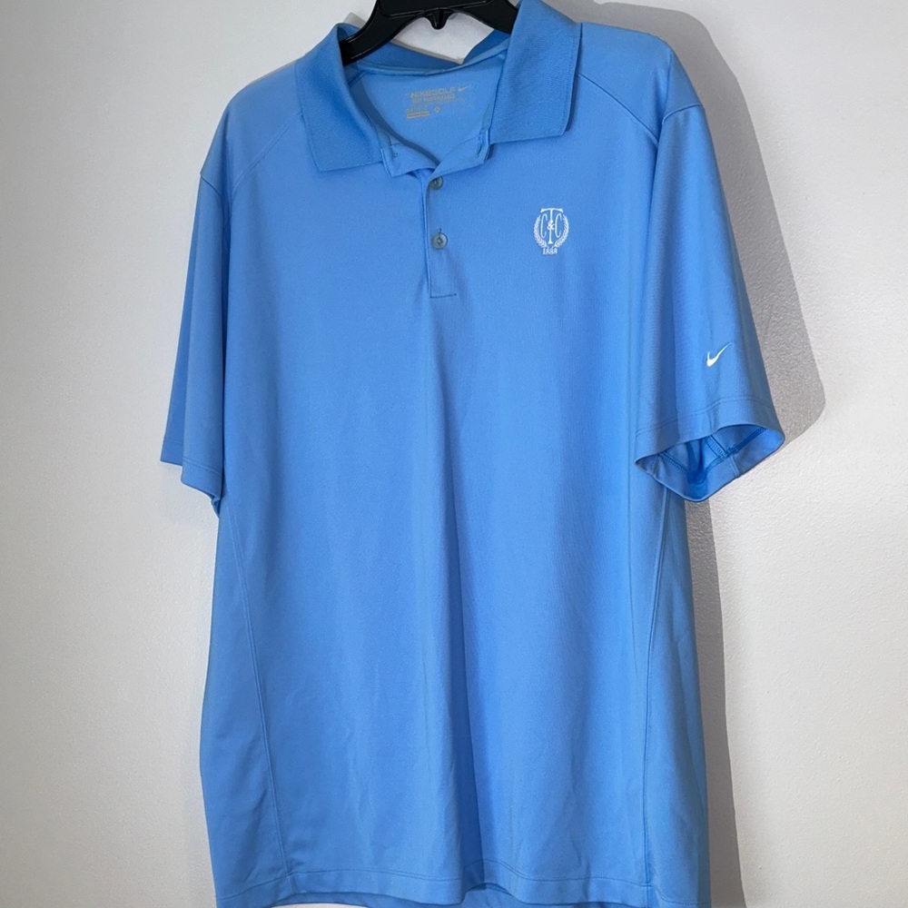 Nike Sky Blue Men's Polo Shirt‎ XL